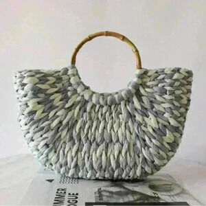 Woman’s woven handbag